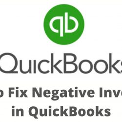 Fix Negative Inventory in QuickBooks