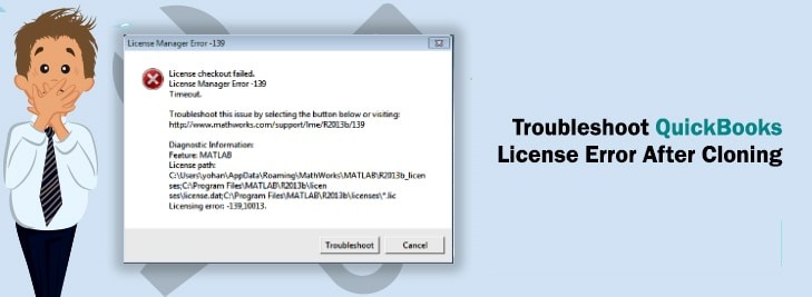 QuickBooks License Error after clone